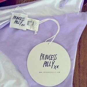 🏬PRINCESS POLLY LAVENDER 💜 BIKINI 👙 BOTTOM SIZE  US/12 ** NEW W TAGS !